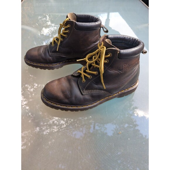 Vintage Dr. Martens 939 Ben Boot Made in England Brown Leather Mens 10 Gift - Picture 4 of 11